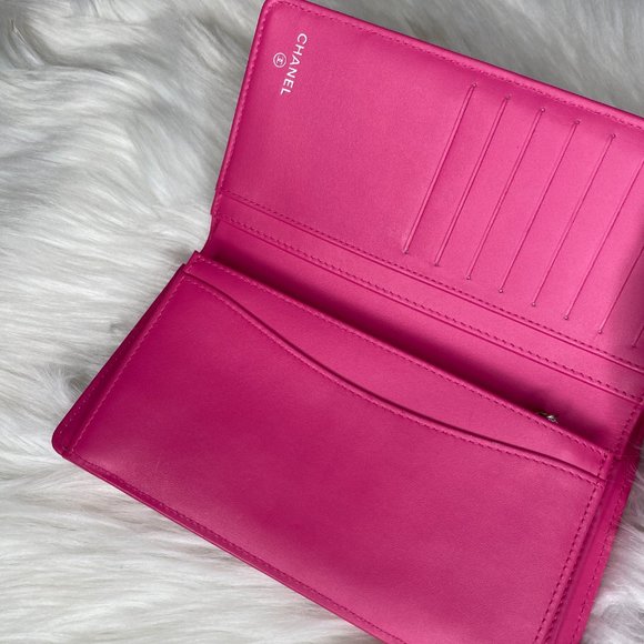 Chanel Quilted Lambskin Caviar Leather Wallet - Picture 8 of 16